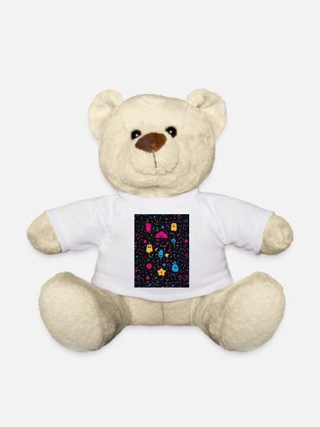Cute Color Fun - Mobile Phone Case - Nounours - blanc