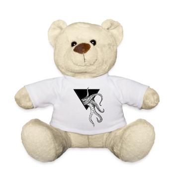 Octopus - Teddy Bear - white - Front