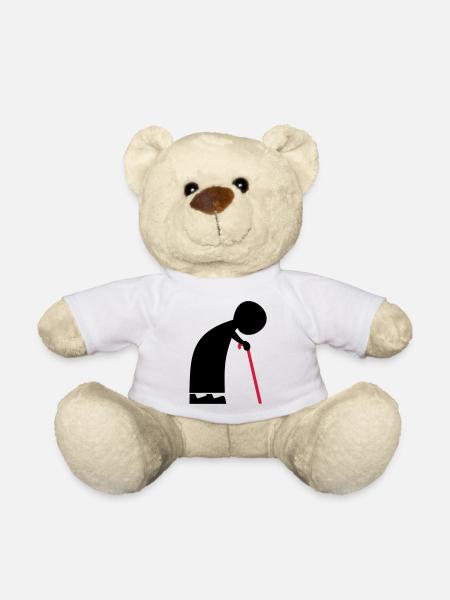 Rentner Humor, Alt aber stilvoll - Teddy - Weiß
