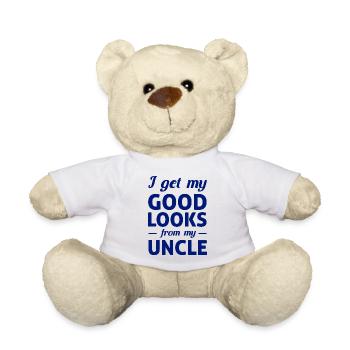 Je reçois mes bons regards de mon oncle - Nounours - blanc - Devant