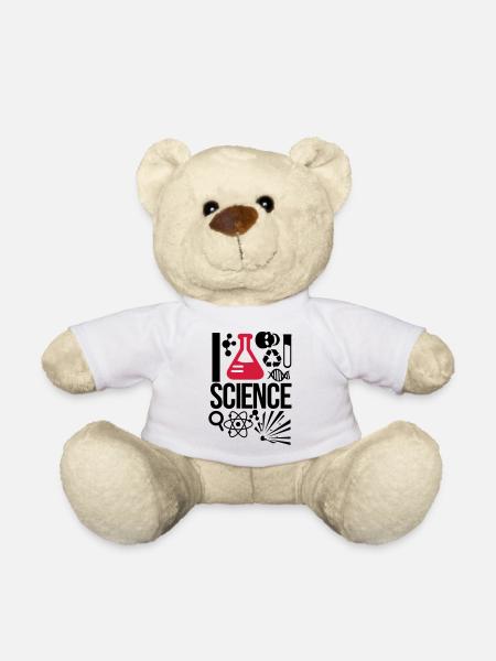 science - Teddy Bear - white