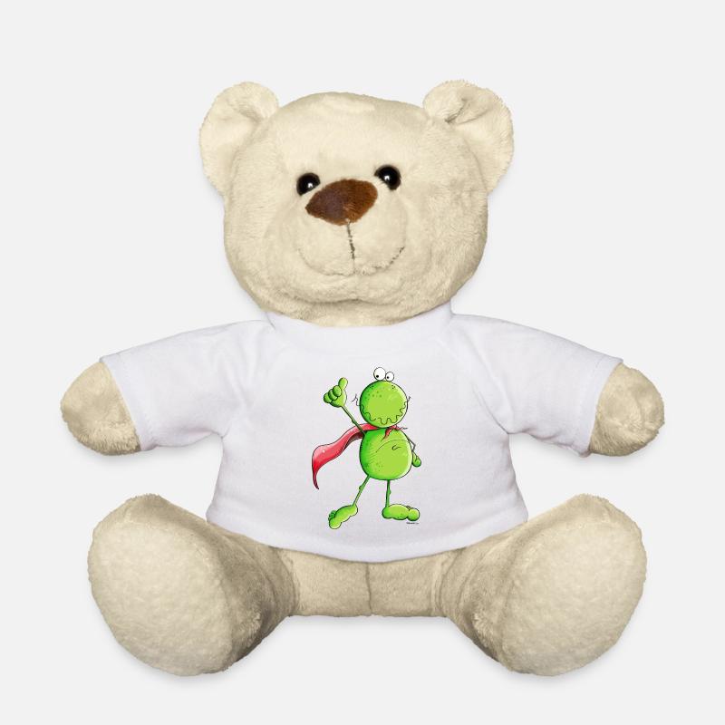 Super Frosch - Teddy - Weiß