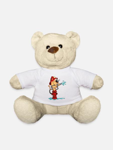 Feuerwehrkatze - Teddy - Weiß