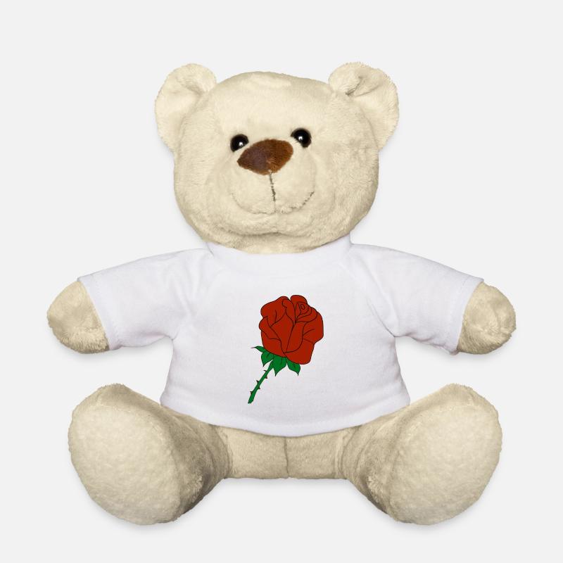 rose - Nounours - blanc
