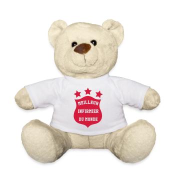 Krankenschwester / Mediziner / Doctor / - Teddy - Weiß - Vorne