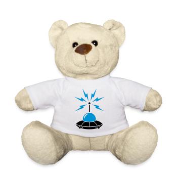 UFO - Teddy Bear - white - Front