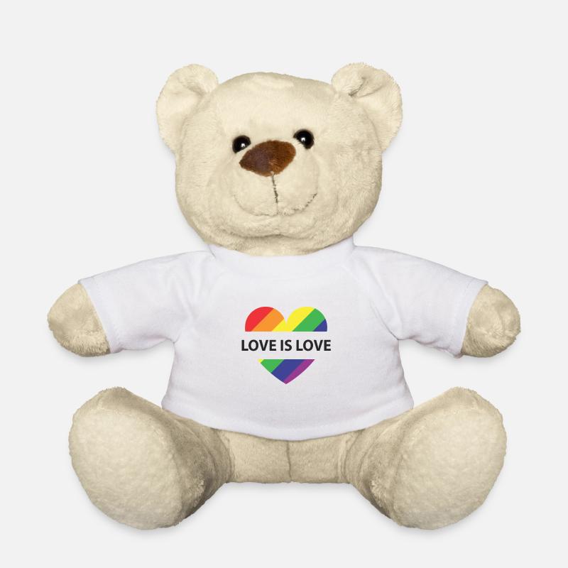 Liebe ist Liebe - Teddy - Weiß