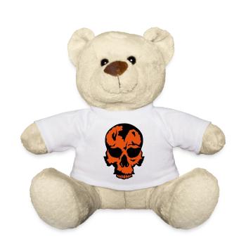 Kopf des Todes skull crane - Teddy - Weiß - Vorne