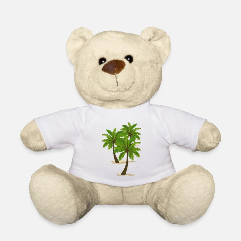 Palmen - Teddy - Weiß