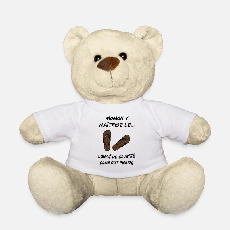 Momon y maitrise le ... lancé de savates dans Out - Nounours - blanc