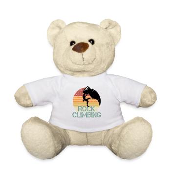 Rock Climbing - Teddy Bear - white - Front