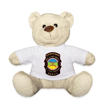 Je suis Kabyle (femme) - Nounours - blanc - Devant