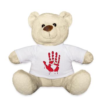 Donne-moi cinq Ile de Man - Nounours - blanc - Devant