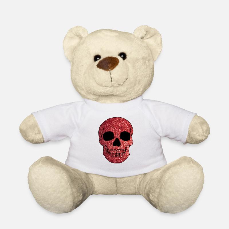 Totenkopf - Teddy - Weiß