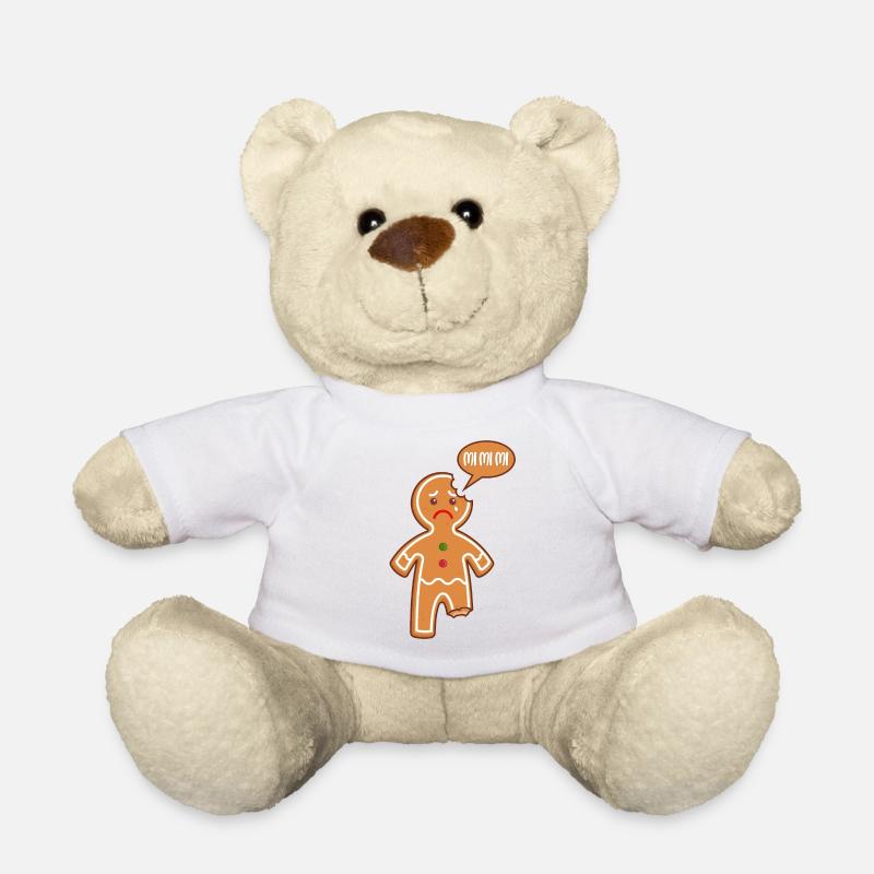 Lebkuchenmann Mi Mi Mi Mimimi Lustige Sprüche - Teddy - Weiß