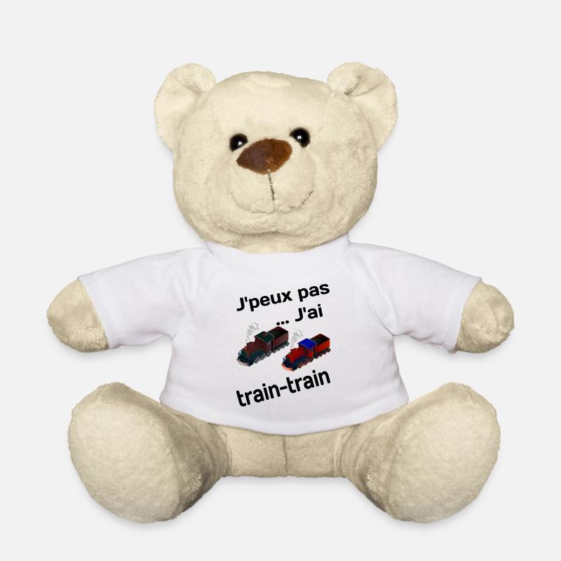J'peux pas, j'ai train train - Nounours - blanc