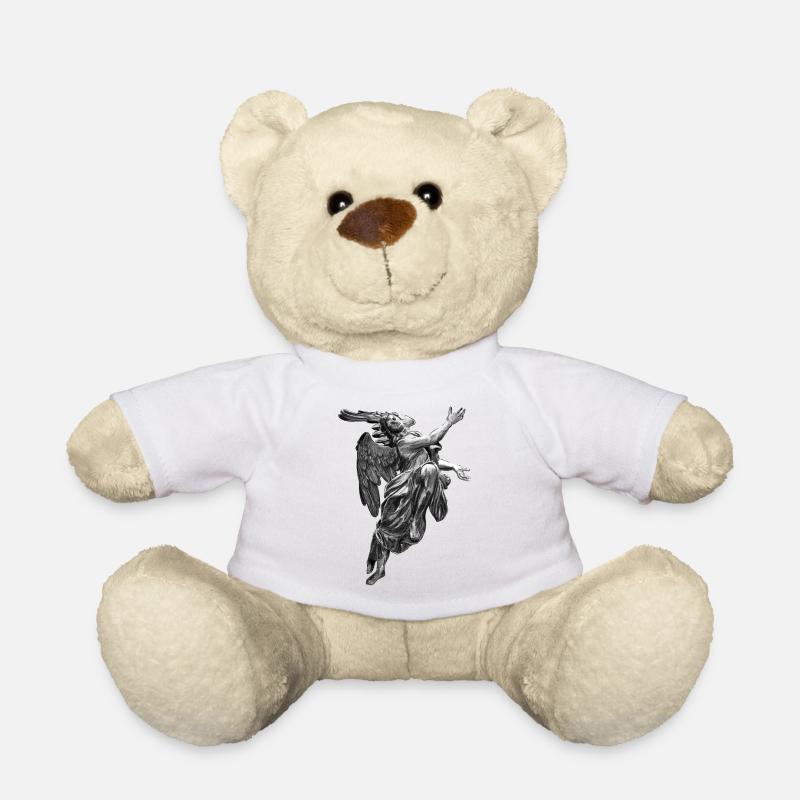 Weihnachtsbote - Teddy - Weiß