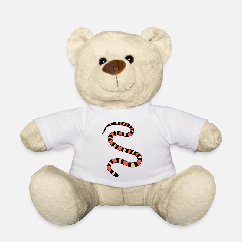 Milk snake - Teddy Bear - white