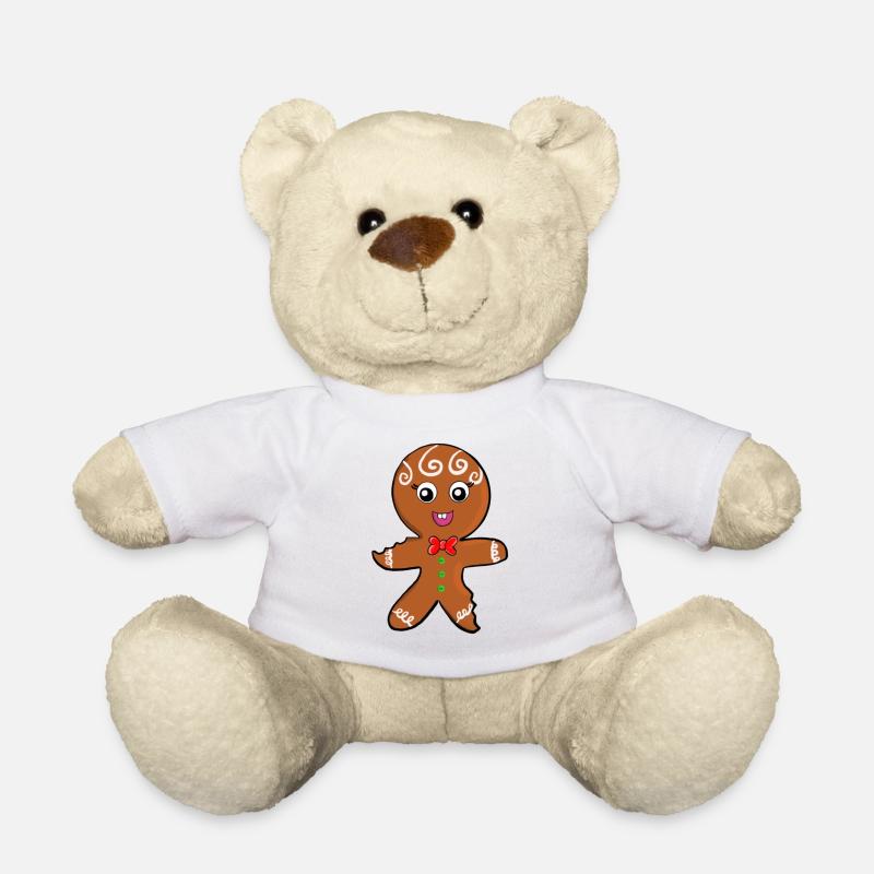 Gingerbread man , Gingerbread man - Teddy Bear - white