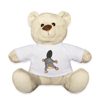 Platypus platypus Australie - Nounours - blanc - Devant