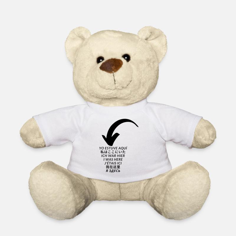 ICH WAR HIER - Teddy - Weiß