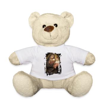 Holly Mary Maria Madonna Mariana Virgin Mary - Teddy Bear - white - Front