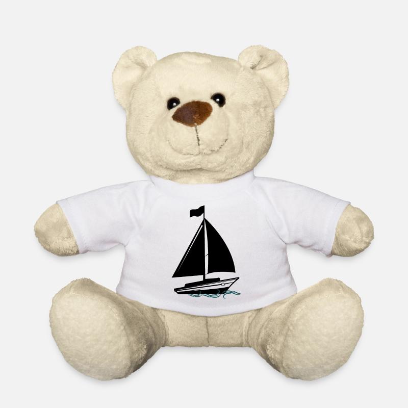 Segelboot - Teddy - Weiß