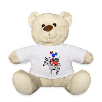 Les musiciens de la ville de Brême - Nounours - blanc - Devant