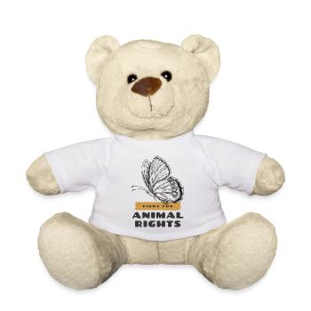 Animal Rights / Tierschutz - Teddy - Weiß - Vorne