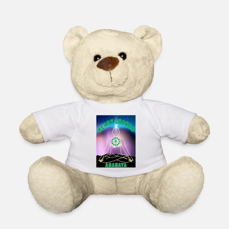 Herzchakra Anahata - Teddy - Weiß