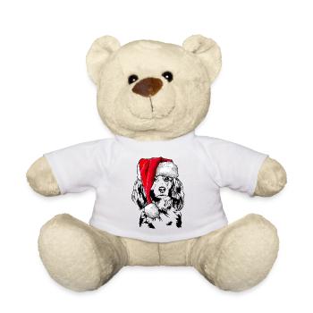 Santa KOOIKERHONDJE Chiens de Noël Wilsigns - Nounours - blanc - Devant