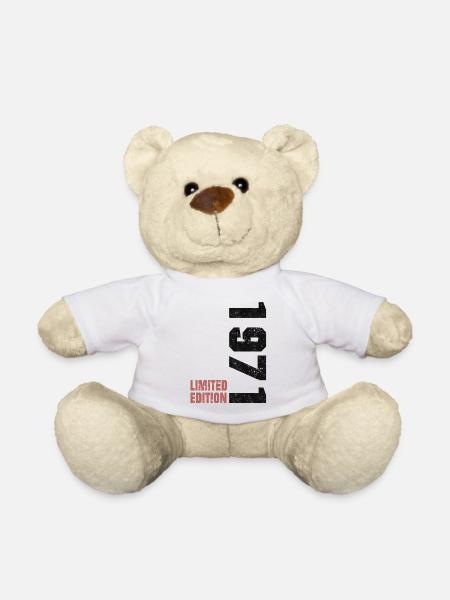Anniversaire 1971 Born Gift Limitert Dicton - Nounours - blanc