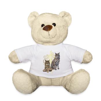 Lynx - Teddy Bear - white - Front