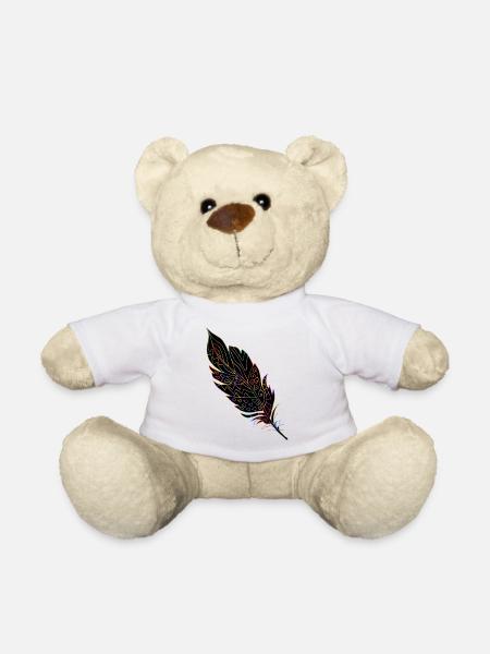 Plume - Nounours - blanc