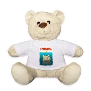 Shark Cat - Teddy Bear - white - Front