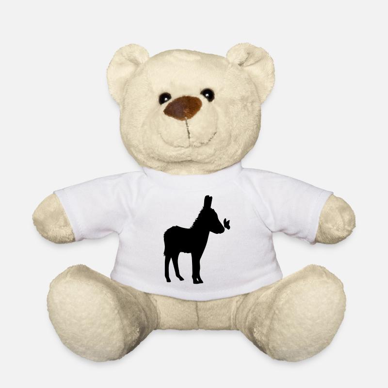 Donkey Esel - Teddy - Weiß