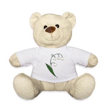 lily of the valley - Teddy Bear - white - Front