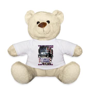 Camion à bière V8 pour un réfrigérateur plein - Nounours - blanc - Devant
