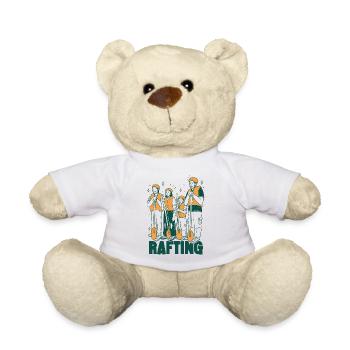 Tenue d’équipe de rafting pour les équipes de navigation de plaisance en montagne - Nounours - blanc - Devant