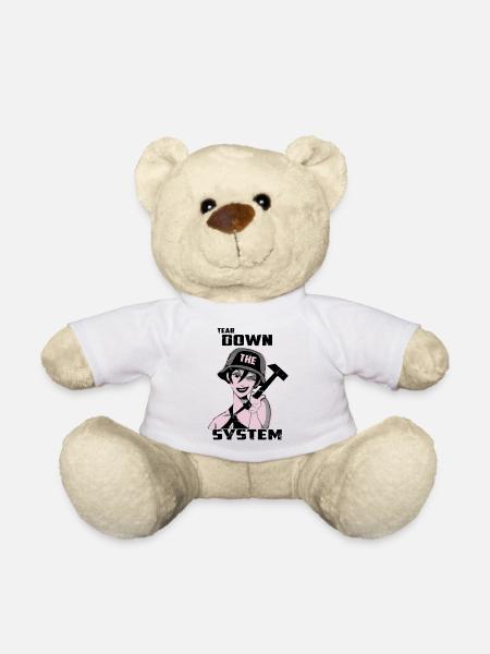 Zerstören Sie das System - Teddy - Weiß