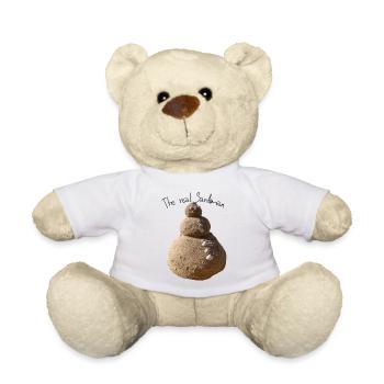 Le vrai marchand de sable, cadeau pour les amis - Nounours - blanc - Devant
