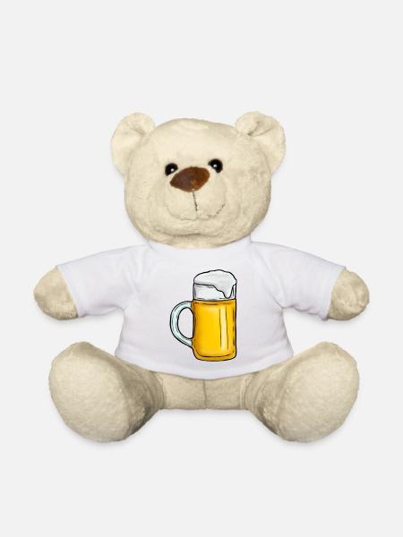 Bierkrug - Teddy - Weiß