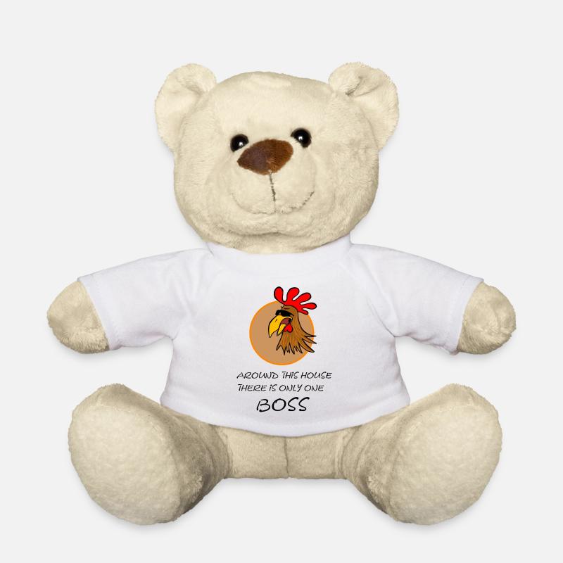 Cool Boss Rooster - Teddy - Weiß
