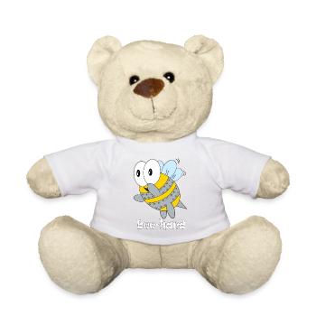 bee hard - Teddy - Weiß - Vorne
