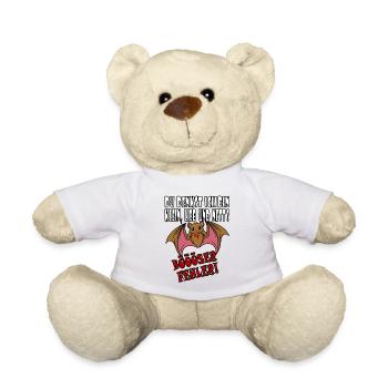 Böser Fehler kleine liebe Vampir Fledermaus - Teddy - Weiß - Vorne