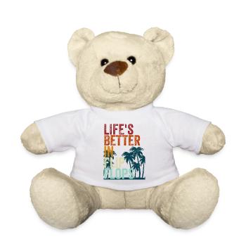 Life's better in Flip Flops - Teddy - Weiß - Vorne