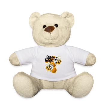Boo bees with honeycomb - Teddy Bear - white - Front