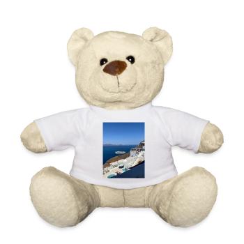 Ferien in Santorini - Teddy - Weiß - Vorne