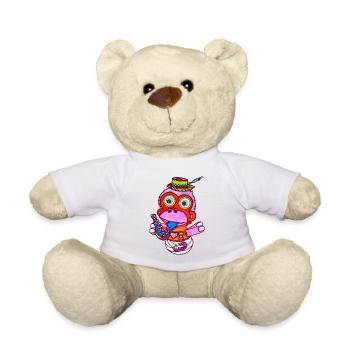 Baby Affe - Teddy - Weiß - Vorne