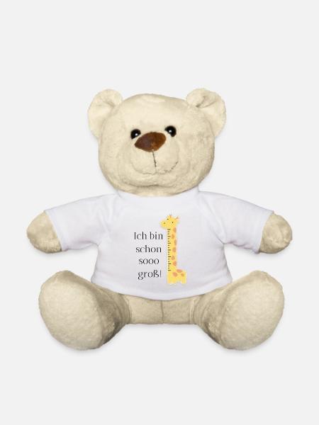 süße Babysprüche Babykleidung Kinderkleidung - Teddy - Weiß